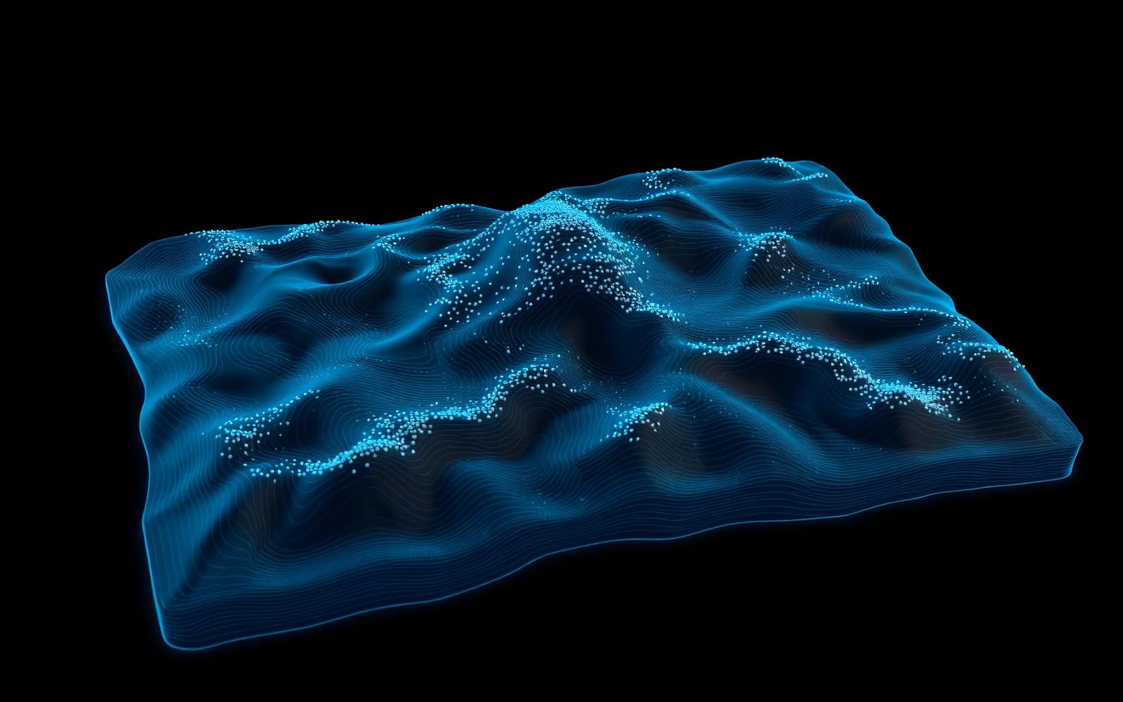 3D-terreinmodel uit point cloud